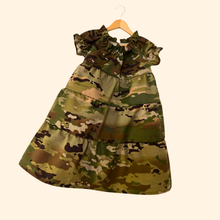 Military Baby Camo Dress – Handmade Military-Inspired Outfit, Newborn–4T