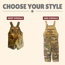 Military Baby Camo Overalls – Handmade Baby & Toddler Outfit, Newborn–4T