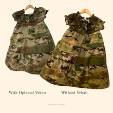 Military Baby Camo Dress – Handmade Military-Inspired Outfit, Newborn–4T