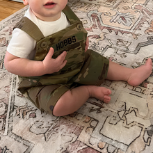 Military Baby Camo Overalls – Handmade Baby & Toddler Outfit, Newborn–4T