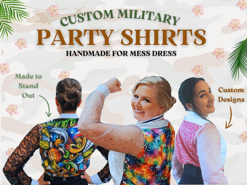 Custom Military Mess Dress Party Shirt – Handmade Tuxedo Shirt