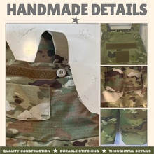 Military Baby Camo Overalls – Handmade Baby & Toddler Outfit, Newborn–4T