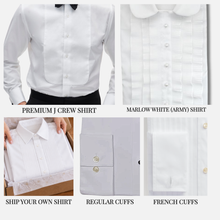 Custom Military Mess Dress Party Shirt – Handmade Tuxedo Shirt