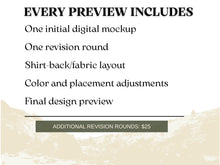 Custom Party Shirt Design Preview – Digital Mockup Before Ordering