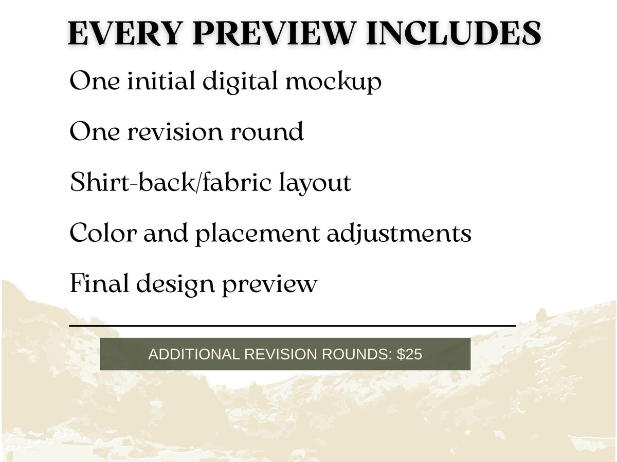 Custom Party Shirt Design Preview – Digital Mockup Before Ordering