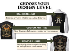 Custom Party Shirt Design Preview – Digital Mockup Before Ordering