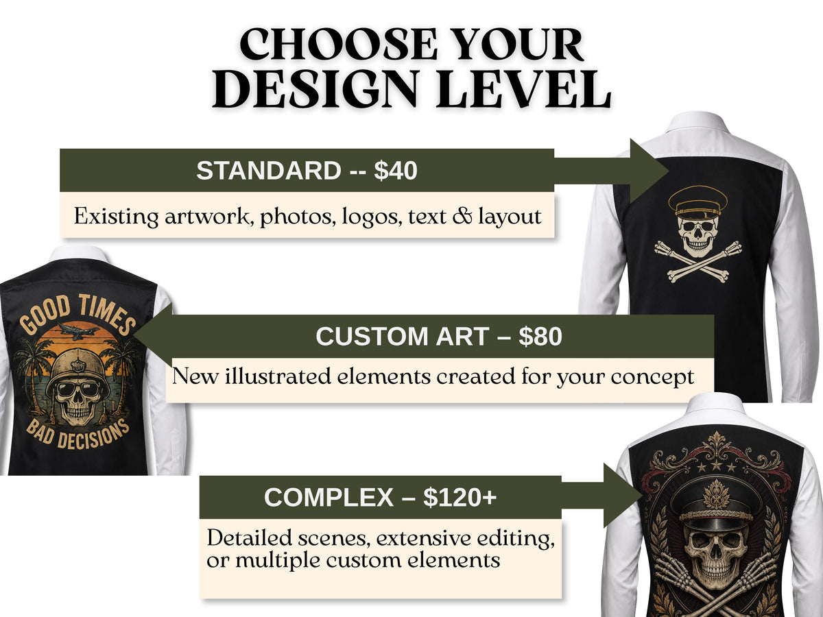 Custom Party Shirt Design Preview – Digital Mockup Before Ordering